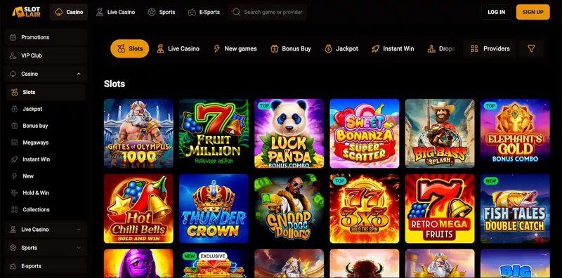 Discover the Thrills of Slotlair Live Casino Online in the UK